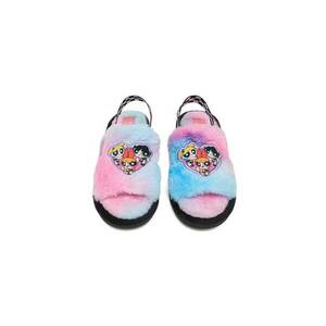 Papuci fete AW24-115WBPPG - Textil - Multicolor imagine