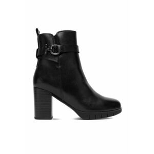 Botine dama Dalila - piele naturala - negru - Negru imagine