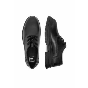 Pantofi barbati - piele naturala - negru - Negru imagine