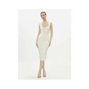Rochie dama bej - tricotata - imagine
