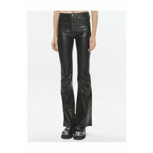 Blugi dama model bootcut - negru imagine
