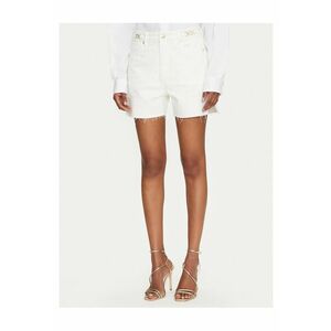 Pantaloni scurti din denim - alb imagine