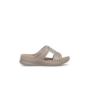 Papuci dama bej - imagine