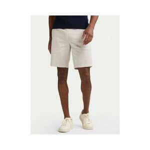 Pantaloni scurti barbati - alb - bumbac imagine
