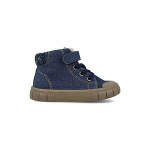 Tenisi inalti din denim - Bleumarin imagine