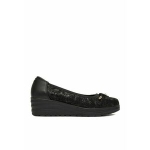 Balerini dama - textil - negru imagine