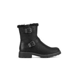 Botine dama - negru - textil WS2862-05 imagine