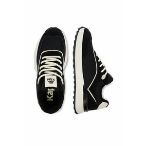 Pantofi copii - baieti - negru alb - material textil imagine