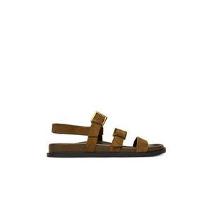 Sandale dama - MOIRA-MD - piele naturala - maro imagine
