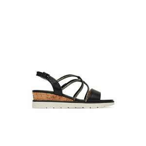 Sandale dama - WS6306-02 - negru - tesatura imagine
