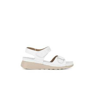 Sandale dama - alb - sintetic - imagine