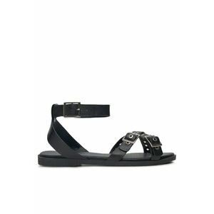 Sandale dama negre - piele ecologica imagine