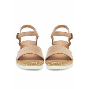 Espadrile dama bej - tesatura imagine