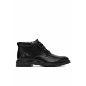Ghete barbati - CEO-DAN-04 MB - piele naturala - negru imagine