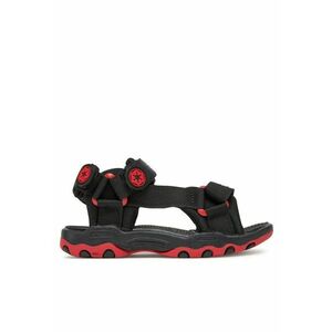 Sandale copii CP76-SS25-343SW - textil - negru/rosu imagine