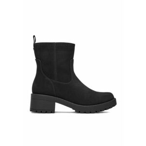 Botine de fete textil - negru imagine