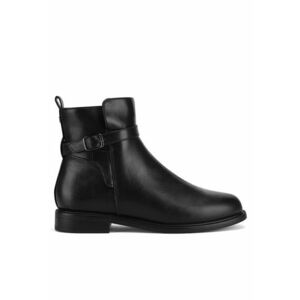 Botine dama negru - din piele ecologica imagine