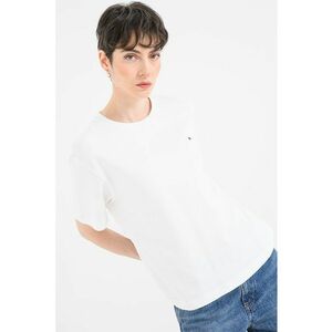 Tricou lejer din bumbac - Alb optic imagine