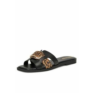Slapi dama model MX/024C-EST - piele naturala - negru imagine
