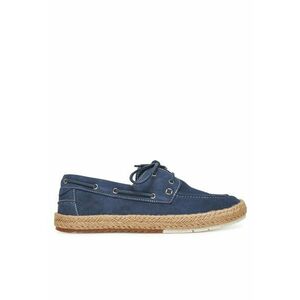 Mocasini barbati - piele naturala - albastru imagine