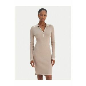 Rochie tricotata - de dama bej imagine