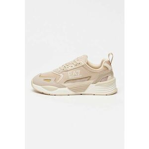 Pantofi sport low-cut cu detaliu logo - Alb fildes/Bej imagine
