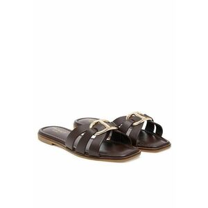 Papuci dama - Chocolate Lab 10780 - piele naturala - culoare chocolate imagine