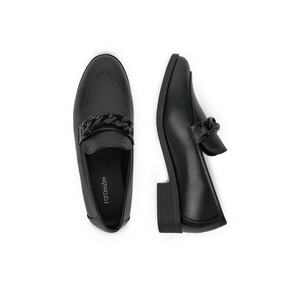 Mocasini dama - piele ecologica - negru W4PH189501 imagine
