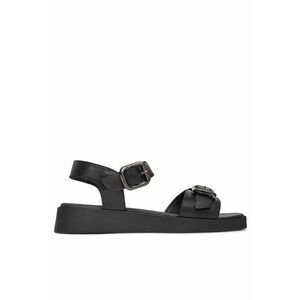 Sandale dama - WI16-KIMBALLY-05 - piele naturala - negru imagine