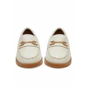 Mocasini dama - ecru - piele naturala imagine
