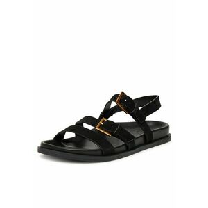 Sandale dama - MOIRA-MD - piele naturala - negru imagine