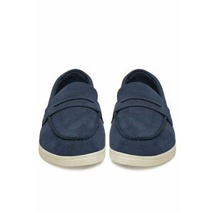 Mocasini dama bleumarin - tesatura imagine