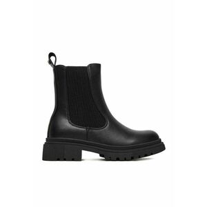 Botine fete textil - negru imagine