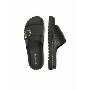 Slapi dama model MX/019C-HY - piele naturala - negru imagine