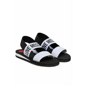 Sandale dama alb/negru imagine