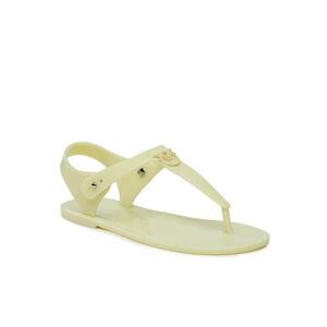 Sandale dama model H01 Emmanuel - galben - plastic - imagine