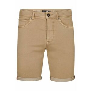 Pantaloni scurti barbati - denim - bej imagine
