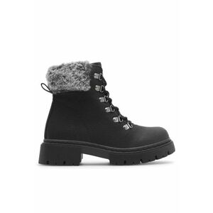 Ghete dama TRINITY WS5866-20 - piele ecologica - negru - imagine
