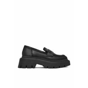 Mocasini dama piele naturala - negru imagine