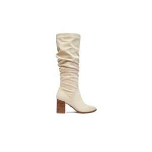 Botine dama BASZIRA-01 - Textil - Ecru imagine