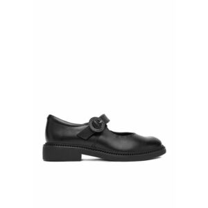 Pantofi dama eleganti din piele - Negru imagine