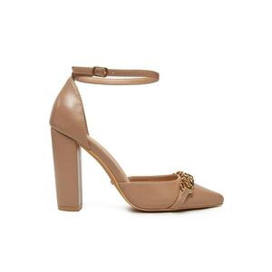 Pantofi dama - model HT93996-A5 - piele ecologica - bej imagine
