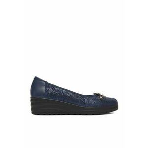 Balerini dama - textil - bleumarin imagine