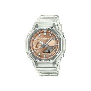 Ceas G-SHOCK GA-2100BM-7A5ER - plastic/poliuretan/cauciuc - transparent/portocaliu - 45mm - rezistent la apa 20 ATM imagine