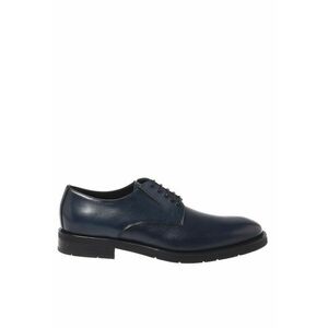 Pantofi derby din piele - Albastru imagine