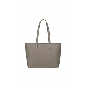 Geanta shopper de piele ecologica - Maro taupe deschis imagine