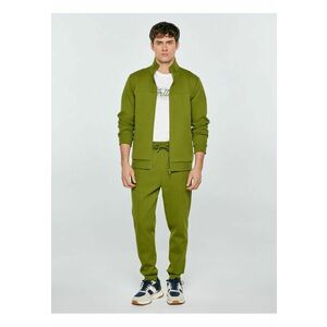 Bluza de trening cu guler inalt si buzunare laterale Wlador imagine
