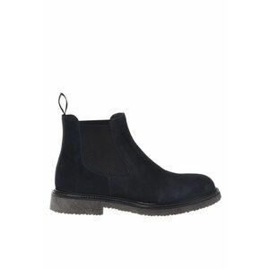 Ghete Chelsea de piele intoarsa - Bleumarin imagine