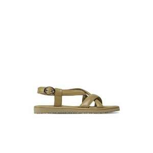 Sandale dama - model WS21021-07 - piele ecologica - verde - imagine