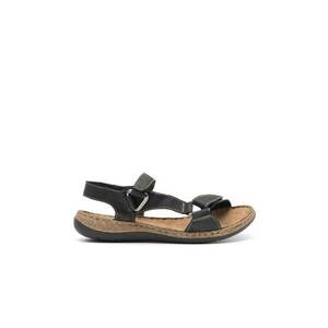 Sandale dama piele naturala - negru - model WI23-4773-05 - imagine